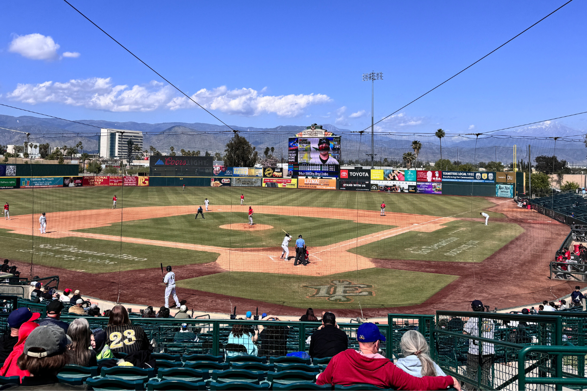 Redlands Night at the Inland Empire 66ers baseball stadium July 13